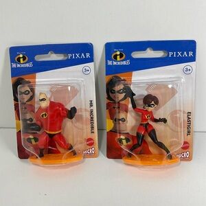 Disney Pixar The Incredibles Mattel Micro Collection Figurine Cake Topper